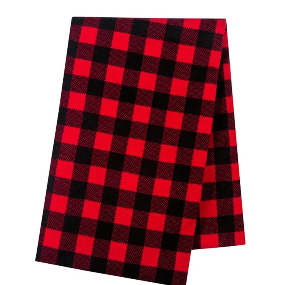 Trend Lab Buffalo Check Jumbo Flannel Swaddle Blanket 48"x 48" NWT